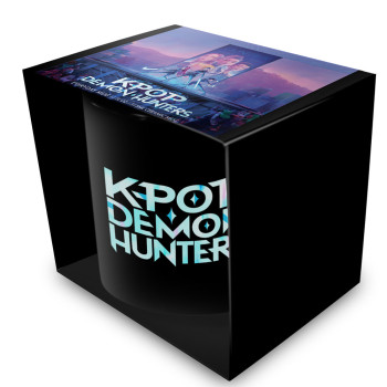 K-Pop Demon Hunters Black Pod Κούπα
