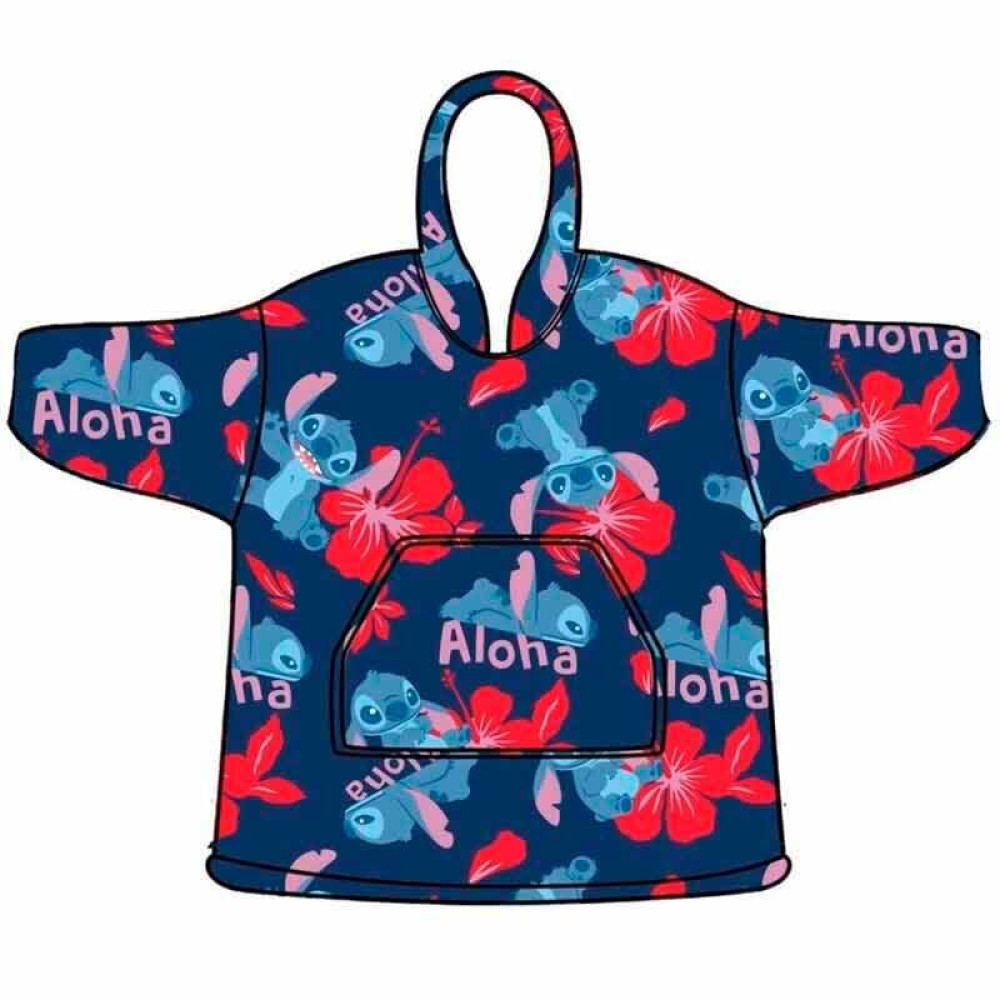Disney Lilo and Stitch pull-over polar blanket poncho Παιδικό