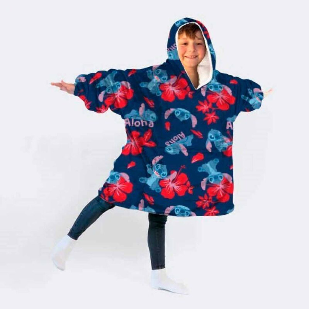 Disney Lilo and Stitch pull-over polar blanket poncho Παιδικό