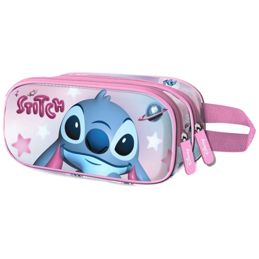 Disney Stitch Διπλή Κασετίνα 3D 