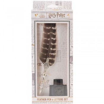 Harry Potter blister pen feather + cards