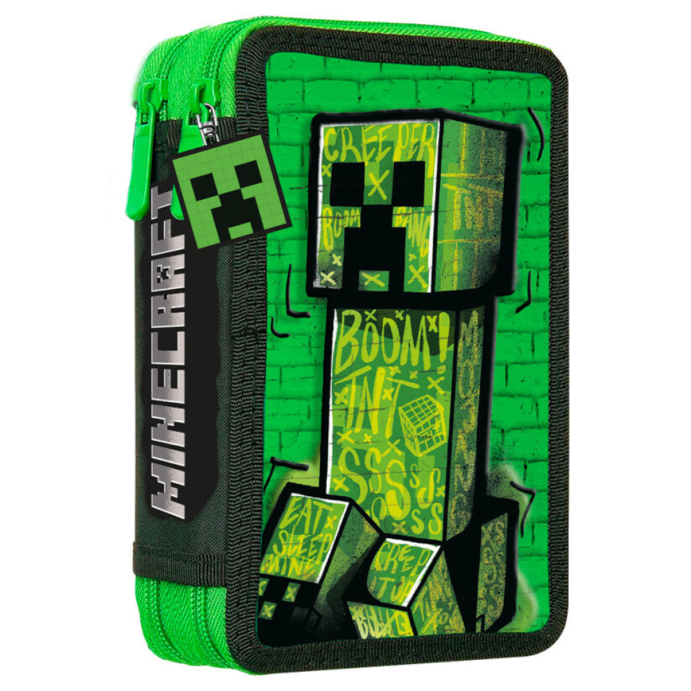 Minecraft Κασετίνα Γεμάτη με 2 Θήκες