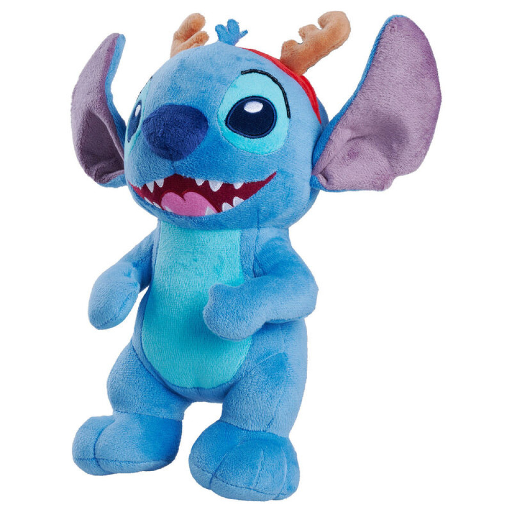Λούτρινο Disney Stitch Reno Christmas 25εκ