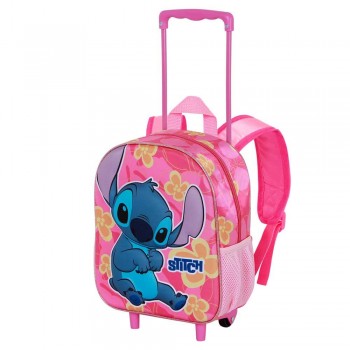 Disney Stitch trolley Cute 3D Τσάντα Νηπίου 34cm