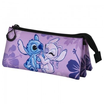 Disney Stitch & Angel Τριπλή Κασετίνα 
