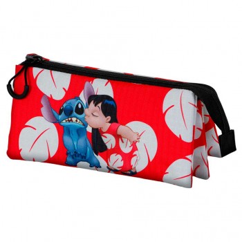 Disney Stitch Kiss Τριπλή Κασετίνα 