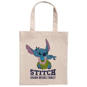 Disney Stitch Ohana Means Family shopping bag