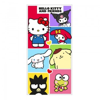 Hello Kitty - Kuromi Sanrio Πετσέτα Θαλάσσης 70x140cm (Fast 