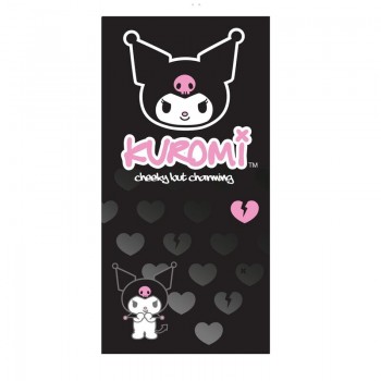 Kuromi Sanrio Πετσέτα Θαλάσσης 70x140cm (Fast Dry)