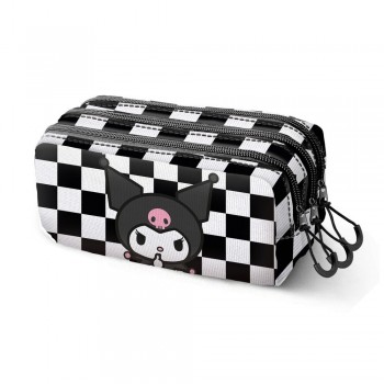 Kuromi Hello Kitty Τριπλή Κασετίνα