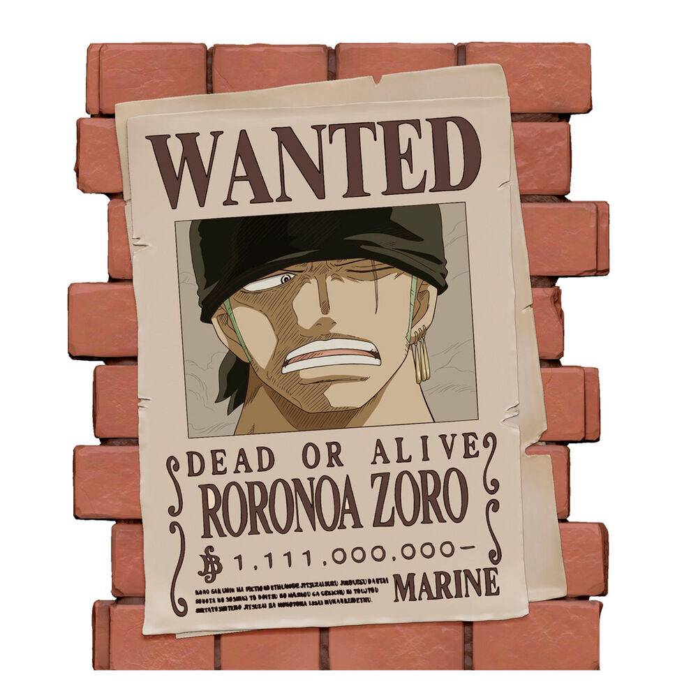 One Piece Wanted Zoro Κουμπαράς - Φιγούρα 16cm