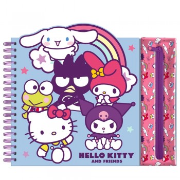 Sanrio Hello Kitty and Friends Activity notebook + removable