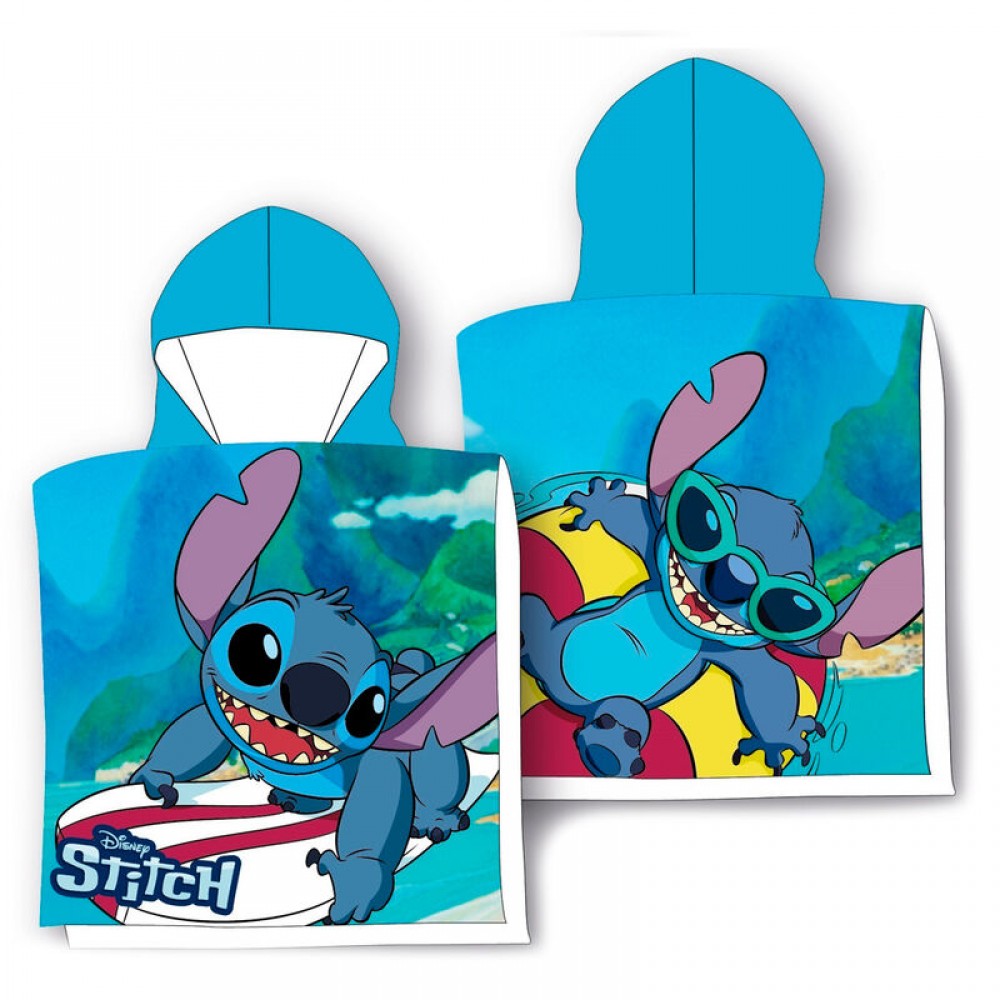 Poncho-Πετσέτα Disney Stitch 