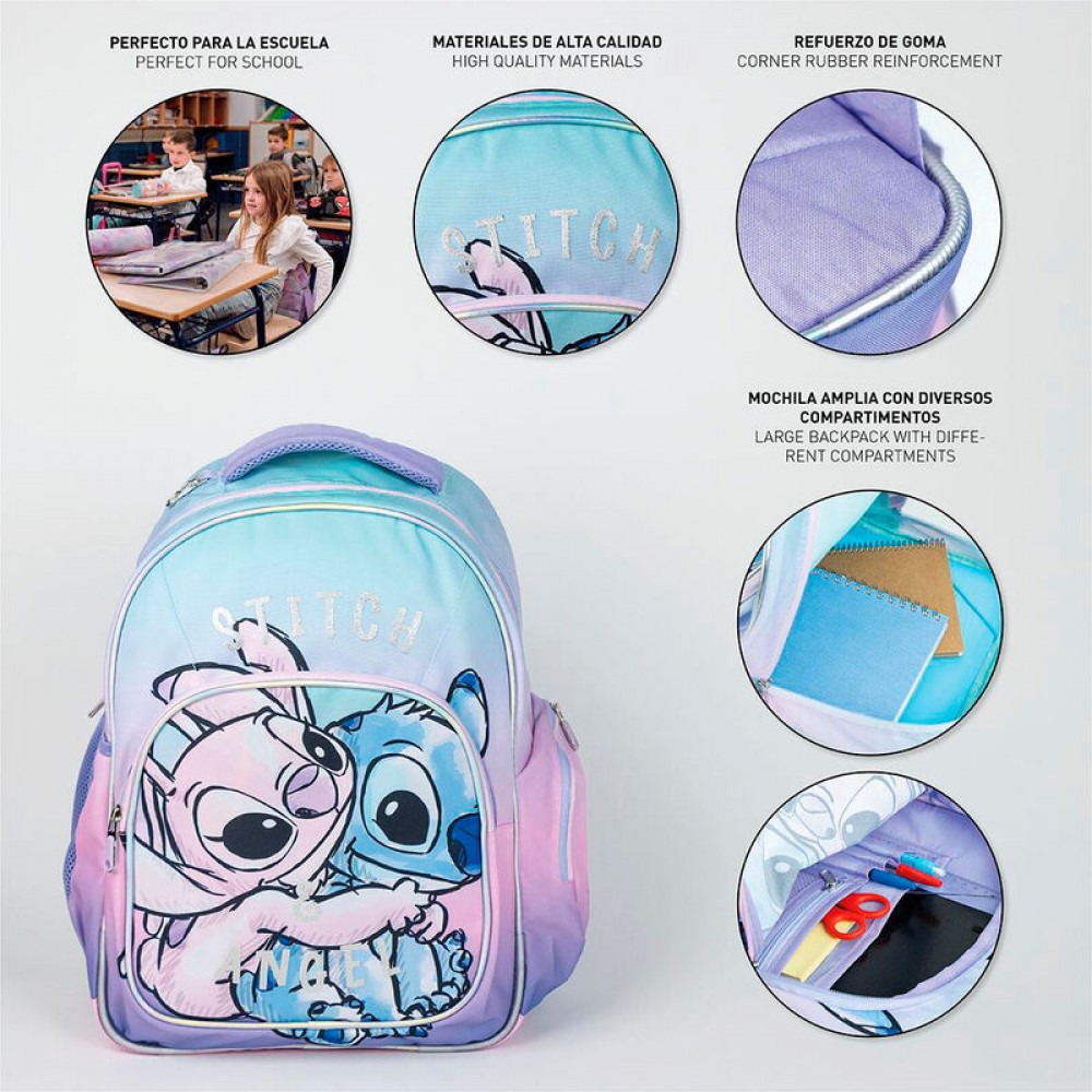 Disney Stitch and Angel backpack 42cm