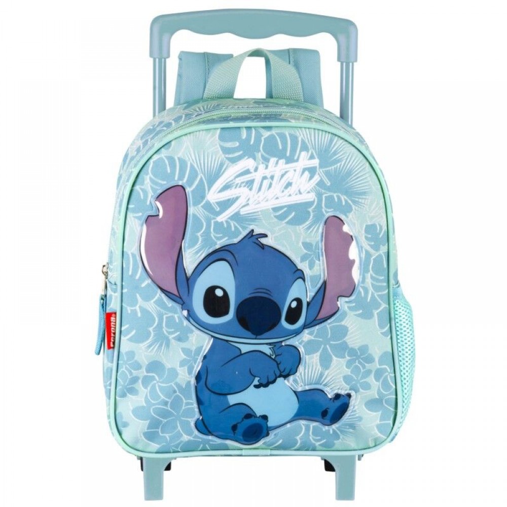 Disney Stitch trolley Τσάντα Νηπίου 33cm