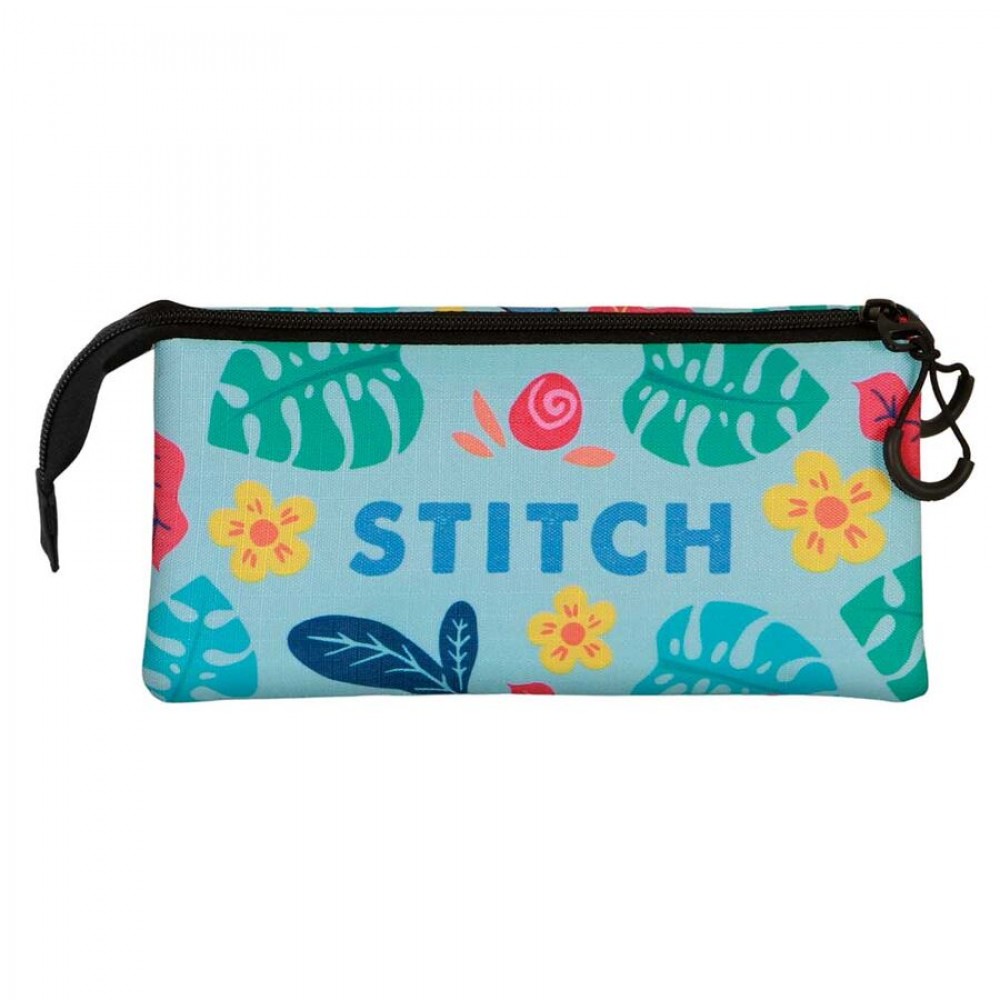 Disney Stitch Guitar Τριπλή Κασετίνα 