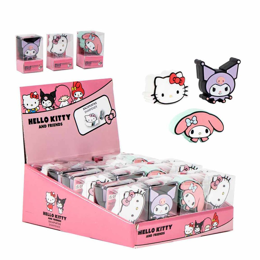 Ξύστρα Hello Kitty - Kuromi (Τυχαία Επιλογή)