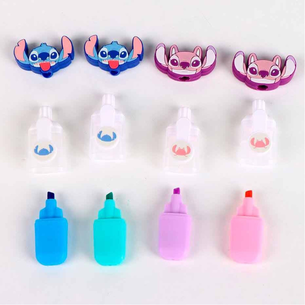 Set 4 Highlighters Lilo And Stitch Disney