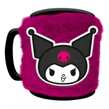 Hello Kitty Kuromi Fuzzy Κούπα με Γουνάκι