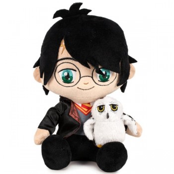 Λούτρινο Harry Potter Harry With Hedwig  25cm