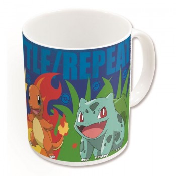 Colour changing mug Squirtle, Pikachu, Charmander and Bulbasur 325 ml
