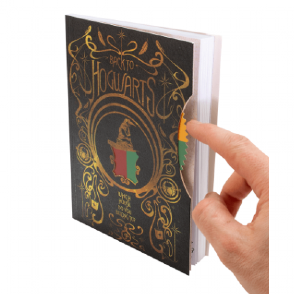 Harry Potter Spinner Notebook - Colourful Crest