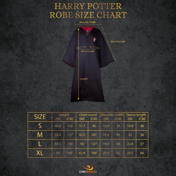 Harry Potter Robe Wizard Gryffindor Extra Large