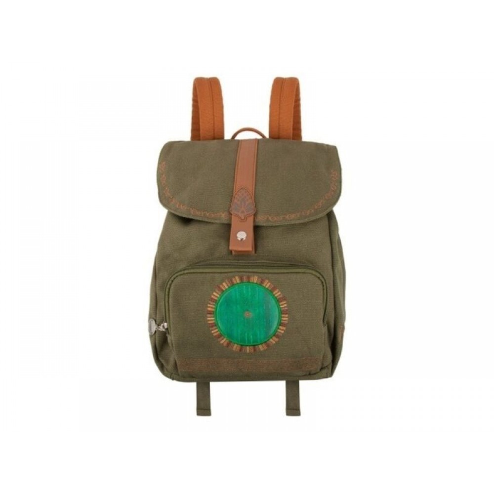 The Lord of the Rings Backapack Hobbito. 24 x 28 x 13.5 cm. algodón PVC