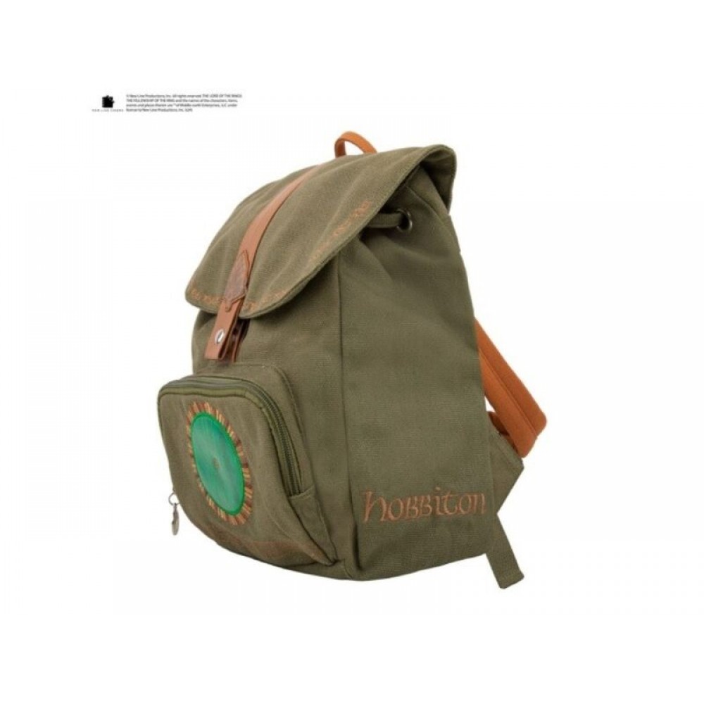 The Lord of the Rings Backapack Hobbito. 24 x 28 x 13.5 cm. algodón PVC