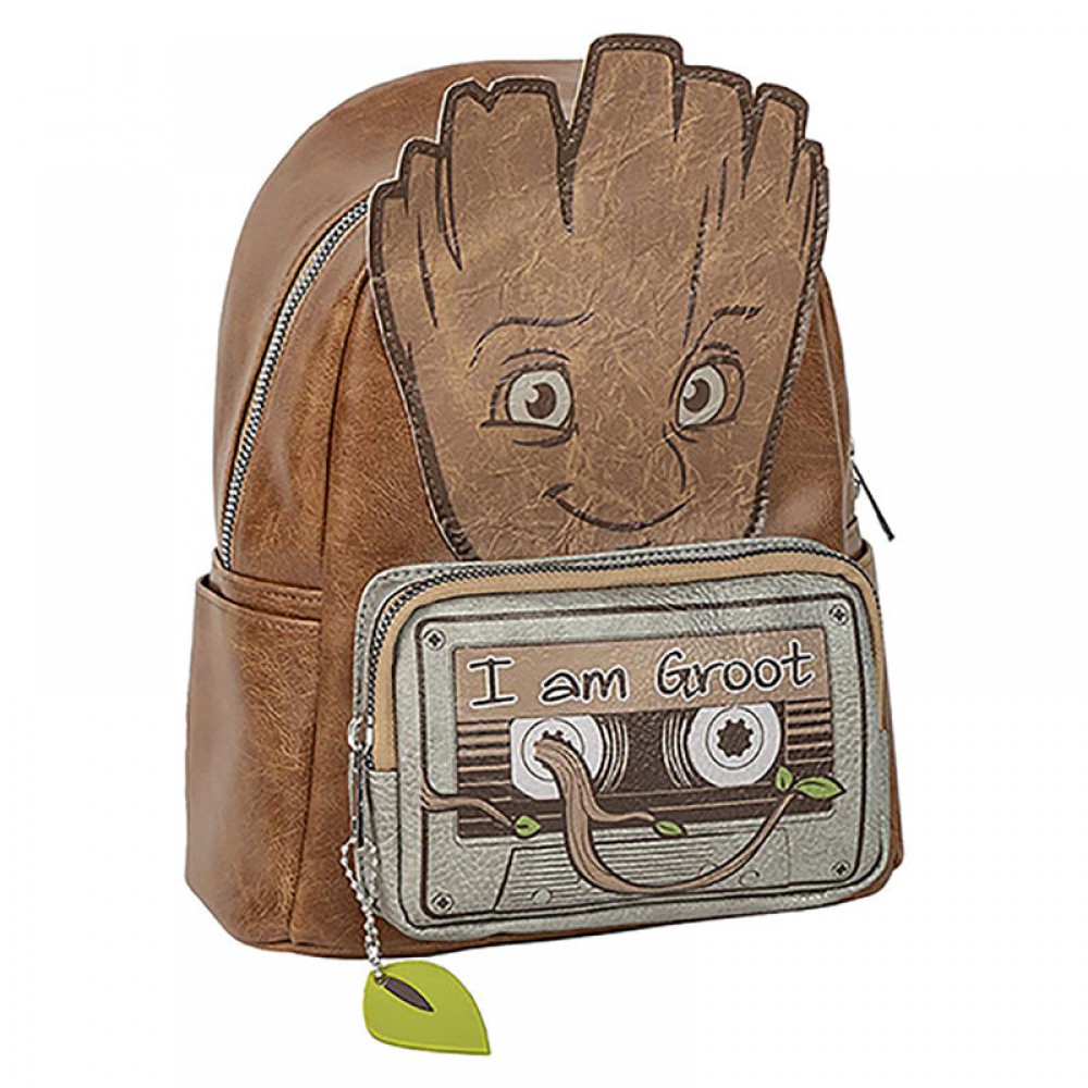 I am Groot backpack (brown)