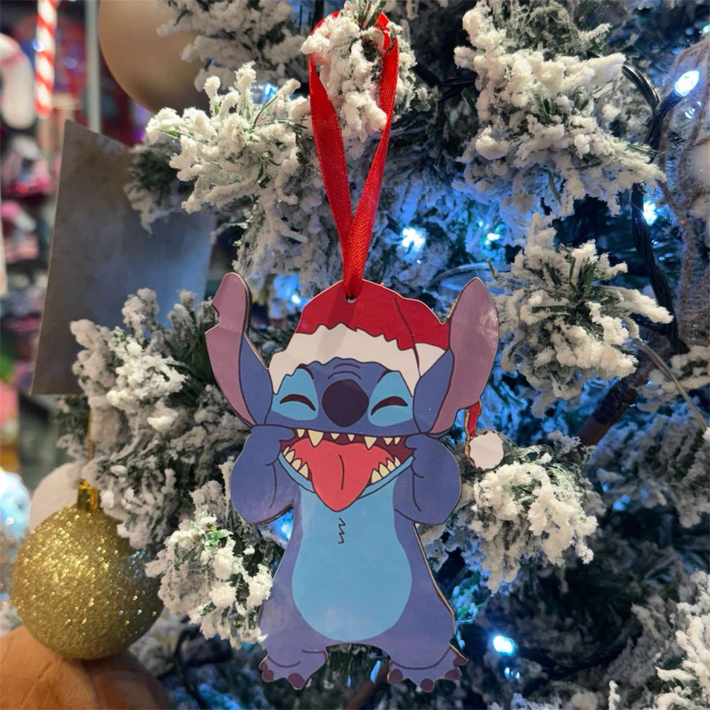 Χριστουγεννιάτικο Κρεμαστό Στολίδι Stitch 10εκ