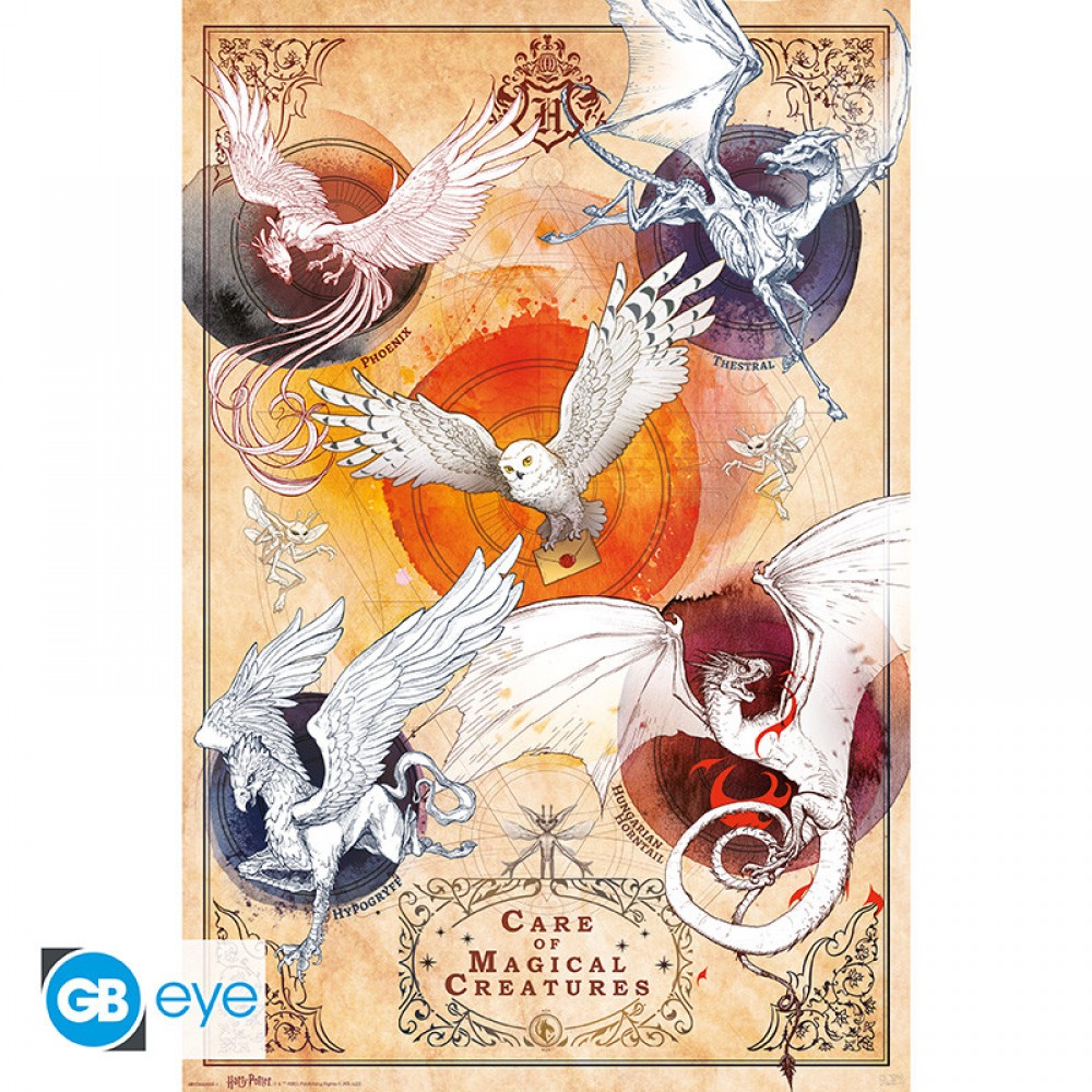 Harry Potter Poster Magical Creatures Maxi 91.5x61cm Harry Potter Poster Magical Creatures Maxi 91.5x61cm