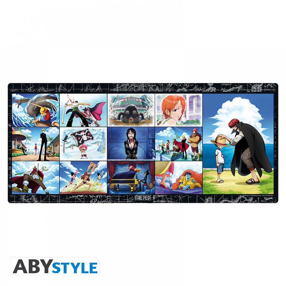 One Piece Mousepad Strawhat Crew memories XXL 90x40cm One Piece Mousepad Strawhat Crew memories XXL 90x40cm