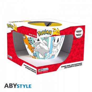 Pokemon Ramen Bowl με chopsticks - Starters