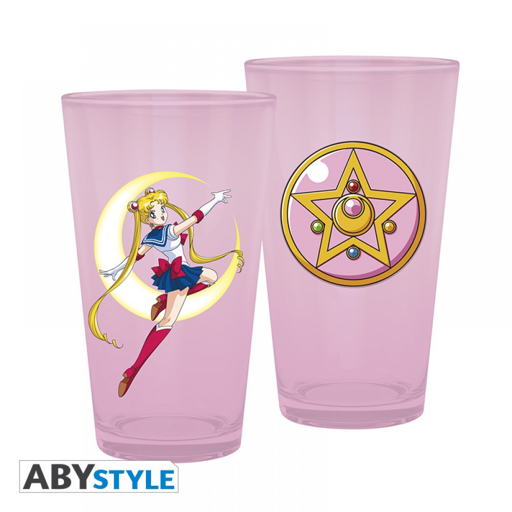 Sailor Moon Μεγάλο Ποτήρι Γυάλινο 400ml