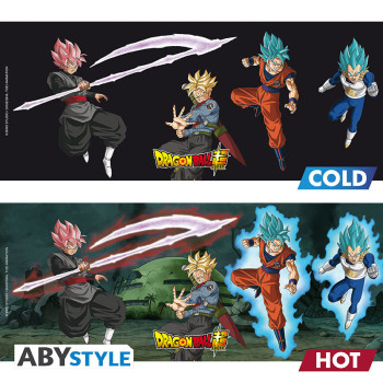 Dragon Ball Super Heat Change Κούπα Saiyans vs Black 460ml