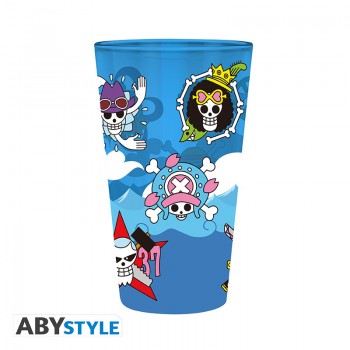 One Piece Ποτήρι Γυάλινο Skulls Large 400ml