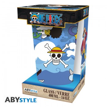 One Piece Ποτήρι Γυάλινο Skulls Large 400ml