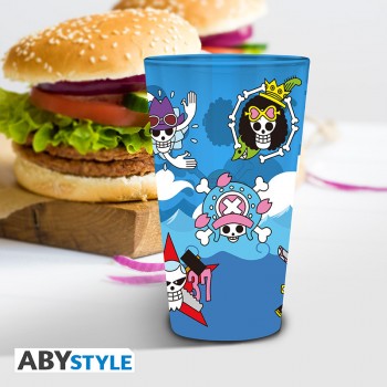 One Piece Ποτήρι Γυάλινο Skulls Large 400ml
