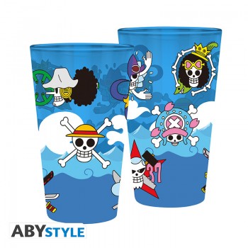 One Piece Ποτήρι Γυάλινο Skulls Large 400ml
