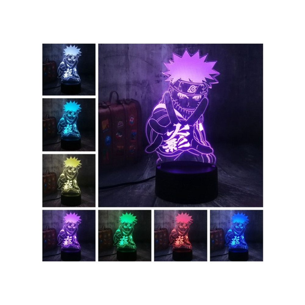LED 3D Φωτιστικό Illusion Led Naruto LED 3D Φωτιστικό Illusion Led Naruto