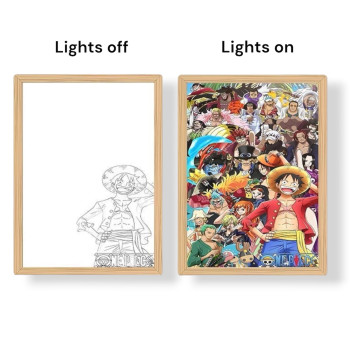 One Piece New World Φωτιζόμενη Κορνίζα LED