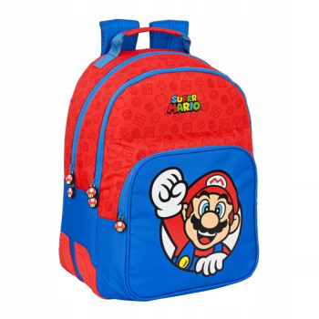 Super Mario Σχολική τσάντα Δημοτικού 43 cm