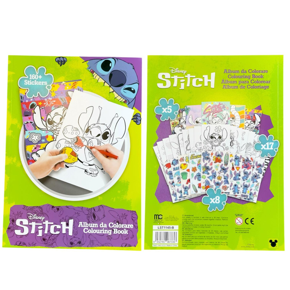 Disney Lilo & Stitch Colouring Book +Stickers