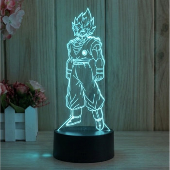 LED 3D Φωτιστικό Dragon Ball Goku