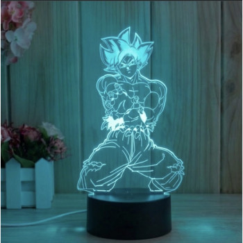 LED 3D Φωτιστικό Dragon Ball Goku