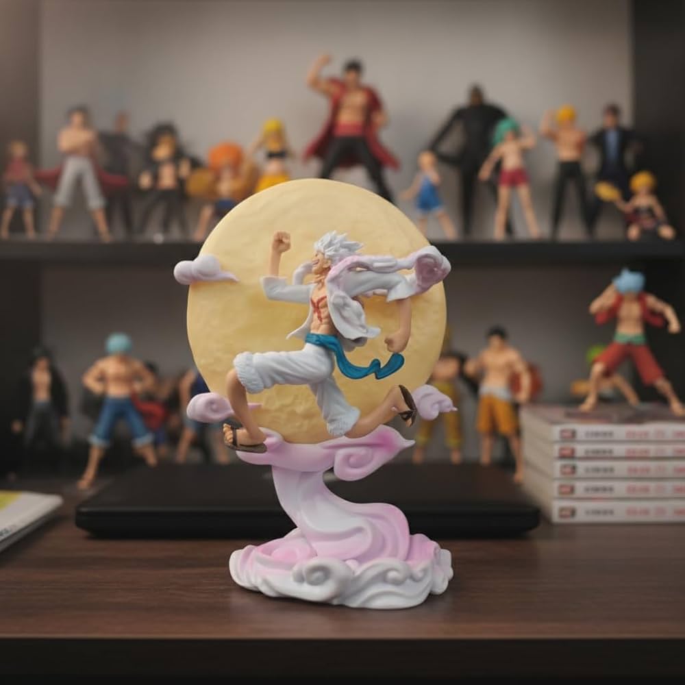 Action Φιγούρα Με Φώς Luffy Gear 5 One Piece 25cm