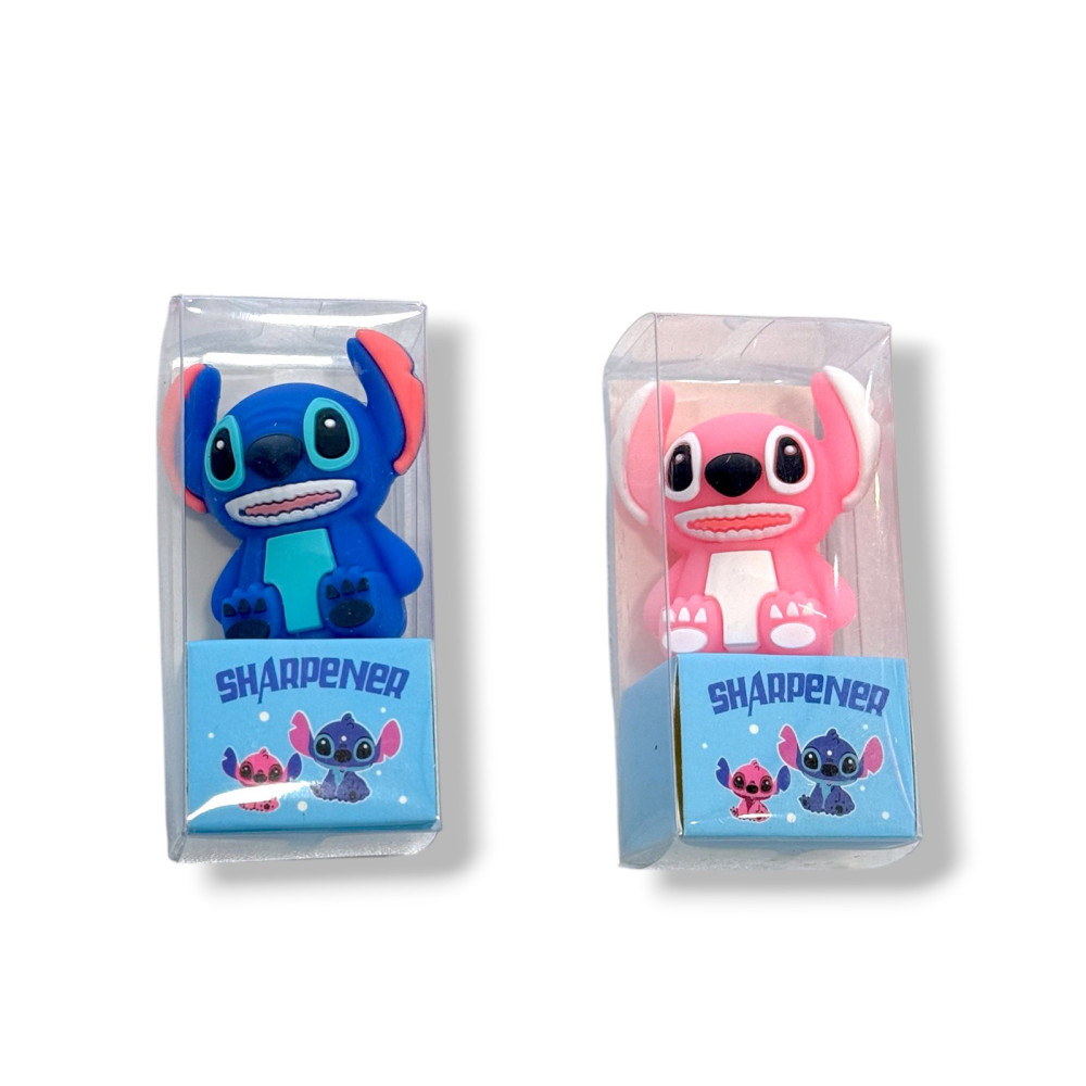DIsney Lilo & Stitch Ξύστρα με τις φιγούρες του Stitch και Angel (Τυχαία Επιλογη)