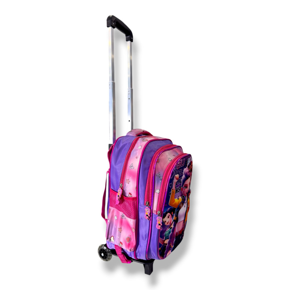 Kpop Demon Hunters Huntrix Trolley Τσάντα Δημοτικού 41cm