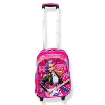Kpop Demon Hunters Huntrix Trolley Τσάντα Δημοτικού 41cm
